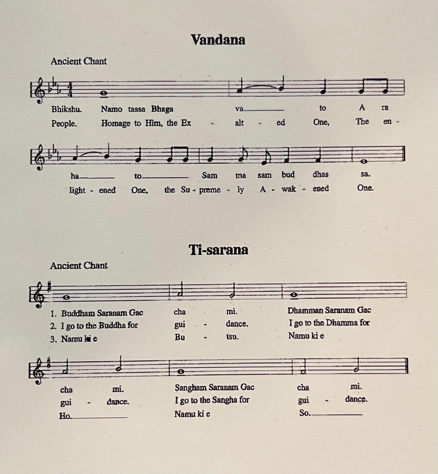 Page Insert: Vandana Ti-sarana